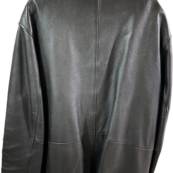Wilsons Leather Black Trench Coat - Picture 14 of 14